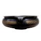 Brass Decorative Urli Platter In Dark Finish