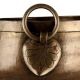 Large Hand Hammered Brass Planter With Ring Handles