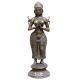 Brass Namaste Lady Statue