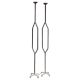 Wrought Iron Candle Stands Floor Standing In Pair