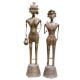 Brass Tribal Couple