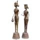 Brass Tribal Couple