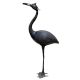 Brass Crane Garden Statue