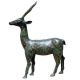 Brass Deer In Wild Animal Figurine