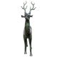 Brass Deer In Wild Animal Figurine