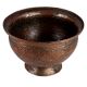 Carved Copper Plant Holder Pot in Middle Eastern Style