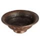 Hand Chased Red Copper Bowl For Decoration