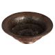 Copper Bowl Leaf Design For Home Decoration