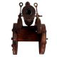 Handcrafted Wooden Canon Showpiece