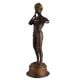 Brass Boy Flute Playing  Statue