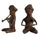 Brass Sitting Pagadi Musicians In Pair