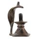 Handmade Antique Brass Cobra And Lingam Statue