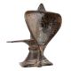Handmade Antique Brass Cobra And Lingam Statue