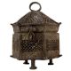 Handmade Dark Finish Brass Jewelry Box Hut Shape Tribal Design