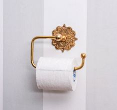 Wall Mounted Brass Toilet Roll Holder