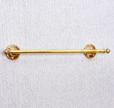 Regal Brass Wall Mount Single Towel Bar