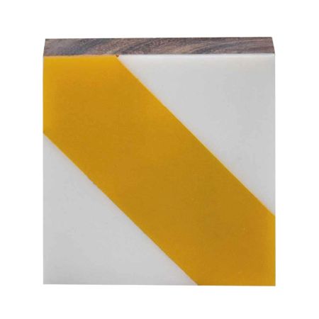 White & Yellow Medium Knobs