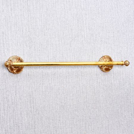 Regal Brass Wall Mount Single Towel Bar