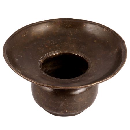 Brass Hand Spittoon from Northern India