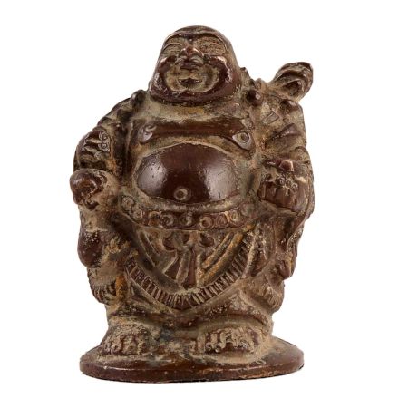 Brass Laughing Buddha For Luck And Prosperity
