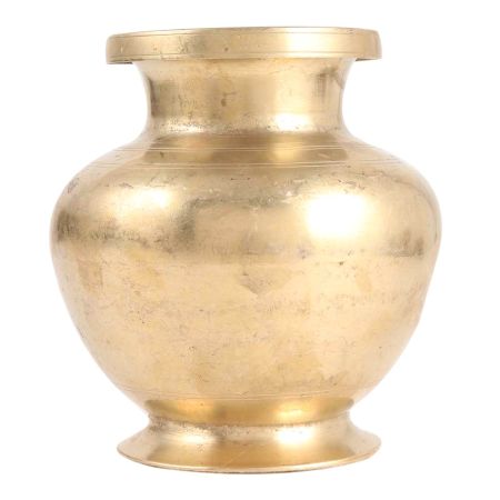Handmade Brass Lota or Chombu From South Indian