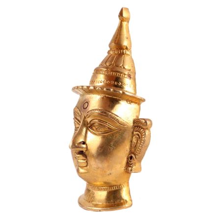 Brass Mask Shiva  Mukhavata