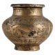 Brass Tiger Engraved Water Pot
