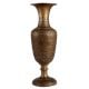 Brass Vase With Intricate Carved Design