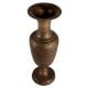 Brass Vase With Intricate Carved Design