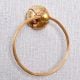 Ornate Brass Towel Ring Holder