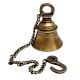 Brass Wall Hanging Bell With Chain