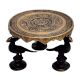 Brass PeacockÂ Chowki Pedestal for Hindu God Statue Seating