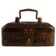 Old Rustic Brass Storage Box With Handle