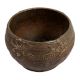 Tribal Brass Grain Measuring Bowl With Scorpion