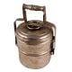 Old Brass Tiffin Box With Two Containers