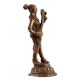 Brass Goddess Statue From Nepal In Brown Finish