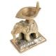 Brass Elephant Yanai Vilakku Oil Lamp