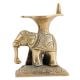 Brass Elephant Yanai Vilakku Oil Lamp