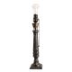 Pull Chain Brass Candlestick Pedestal Lamp
