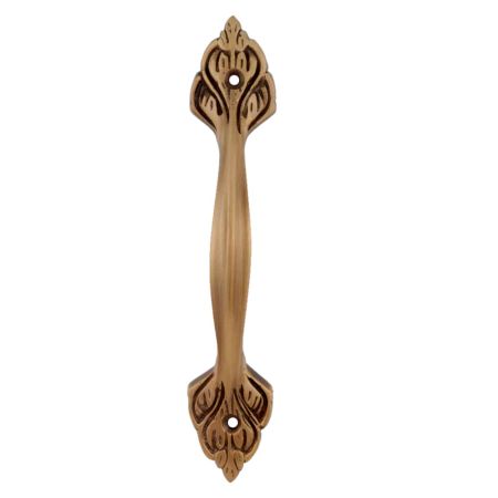 Dark Brushed Antique Brass Door HandleÂ Alexander Pull