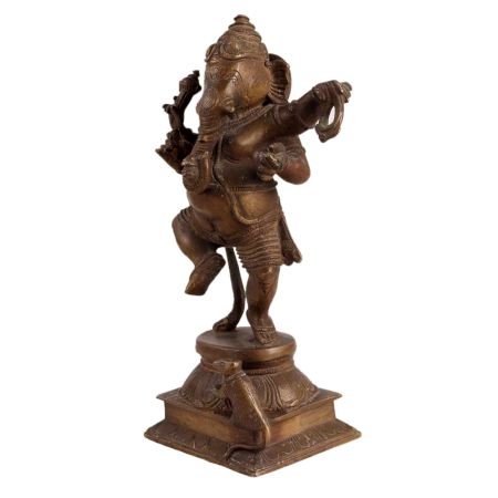 Exotic Dancing Brass Lord Ganesha Statue