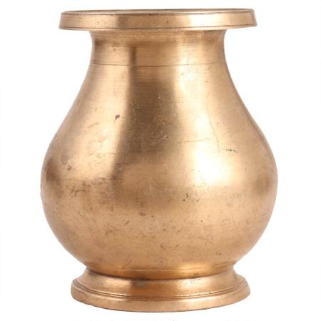 Brass Lota Or Pot for Water and Milk Used for Puja