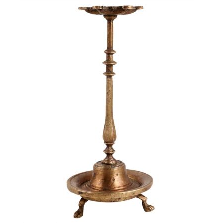 Brass Star Nilavillaku Oil Lamp From Kerala