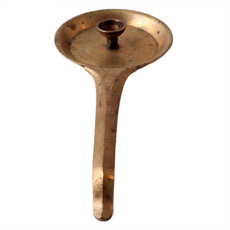 Brass Puja Diya Stand With Handle