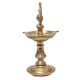 Golden Brass Peacock Design Oil Lamp Mayil Vilakku Diya