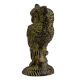 Owl Sitting On Log Brass Decorative Showpiece