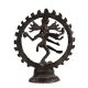 Brass Nataraja Shiva Idol In Black Finish
