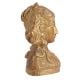 Brass South Indian Goddess Laxmi  Face Bust Statue
