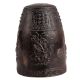 Brass Buddhist Bell With Inscriptions From Temple In Dark Finish