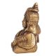 Brass Lord Kuber Sitting Statue